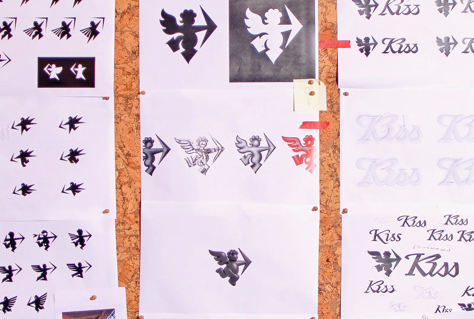 Kiss Branding, process 01
