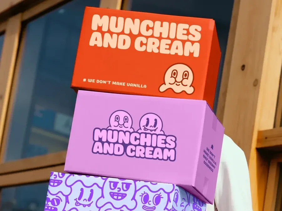 Munchies and Cream, banner cover